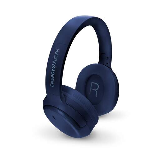 Auriculares Diadema Energy System Rizz - Plegable, Bluetooth 5.4, 50h autonom&iacute;a, Deep Bass, Azul