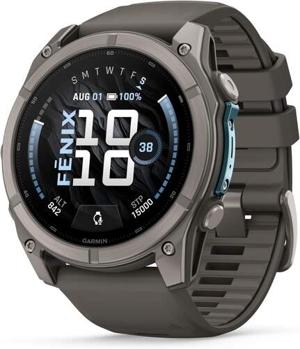 Smartwatch Garmin Fenix 9 Gris 51 mm - 1,4" AMOLED, 29 d&iacute;as de autonom&iacute;a, Mapas integrados