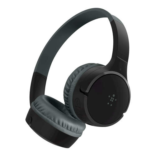 Auriculares Belking Soundform Kids - Negro, Bluetooth 5.0, 30 hr autonomía, teclas funcionales