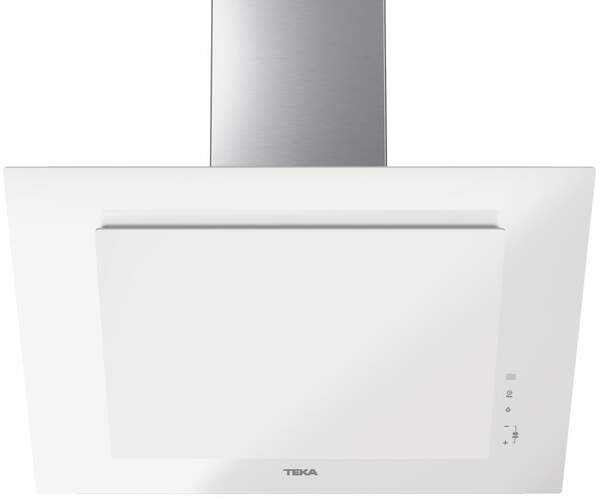 Campana Decorativa Teka DVT78660TBS Blanca - Clase A+, 70cm, 584m3/h, 68dB, 3+1 Velocidades