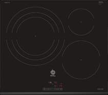 Placa Inducción Balay 3EB967FR - 3 Zonas (1 Gigante 32cm) 7400W, Bisel delantero, Display, Negro