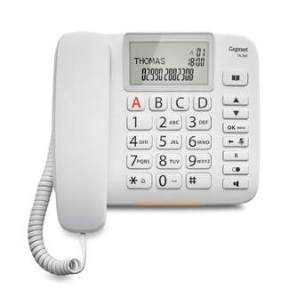 TELEFONO SOBREMESA GIGASET DL380 WHITE