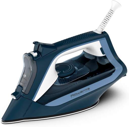 Plancha Rowenta DW4308D1 - 2500 W, Vapor 40-150 gr/min, Suela Microsteam, Antical, Negro
