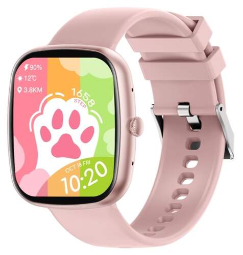 Smartwatch DCU Junior Play Me - 1,83", 230 mAh (7 d&iacute;as aut.), juegos y modos deportivos, rosa