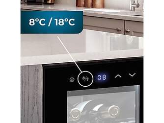 VINOTECA CECOTEC 830 COOLCRYSTAL 8B 02707