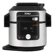 Olla el&eacute;ctrica Ninja OL750EU - Multifunci&oacute;n, SmartLid, 1760 W, 14 Programas, Negro, Inox
