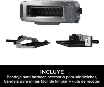TOST. NINJA ST202EU 3EN1 GRILL Y PRENSA PANINI