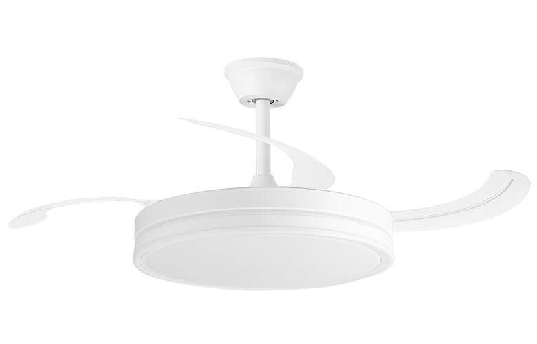 Ventilador Techo Orbegozo CP168105 - 30W, DC, Aspas Retr&aacute;ctiles 105 cm, Temporizador, Mando, Blanco