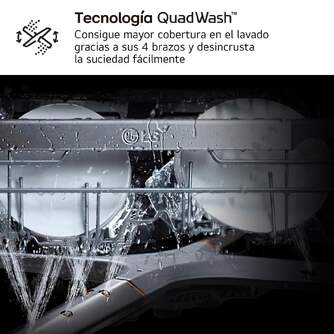 LVJ. LG DF375HWS 10P QUADWASH 3%%%#170;B 43DB BCO