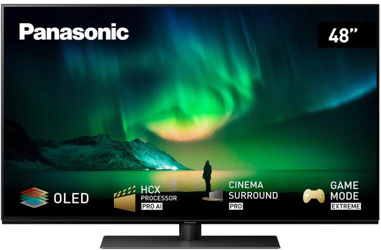 TV 48" OLED Panasonic TX-48LZ1500E - 4K 120Hz, Dolby Vision/Atmos 30W, HDR10+, HCX PRO, HDMI 2.1