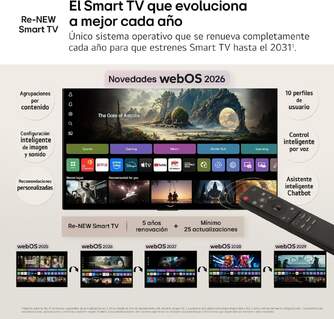TV LG 43%%%quot; 43QNED70B6C UHD QNED MINILED A7 WEBOS26