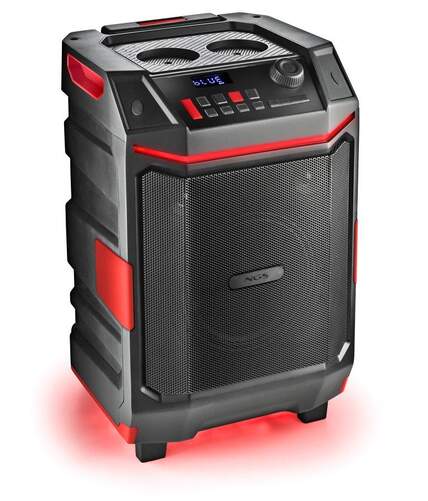Altavoz NGS WildBash - 300 W (50 W RMS), Bluetooth 5.4, 4 h de autonomía, Luz LED