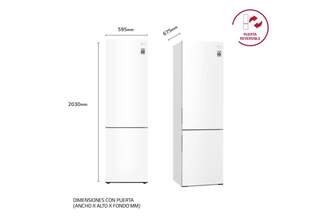 FRICOM. LG GBB62SWGCC1 203x60 NF BLANCO