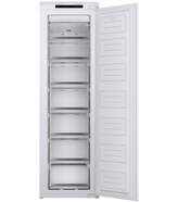 Congelador Vertical Haier HAUN518EW - 177 x 54 cm, No Frost, Clase E, Integrable