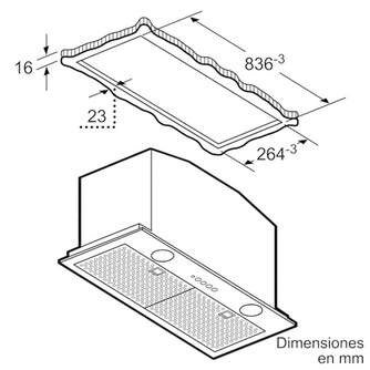 GRUP.FI. BALAY 3BF859XP 86CM 790 m3/h