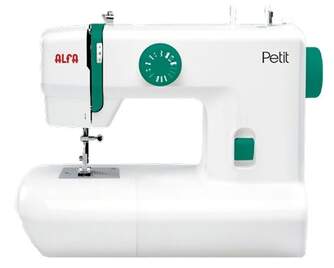 MAQUINA COSER ALFA PETIT 9PUNT LUZ LED MOTOR DC