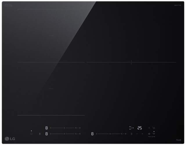 Placa de inducción LG CI5Z2420BN - 3 fuegos, 59 cm, 7400 W, 15 niveles de potencia