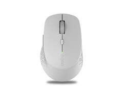 Ratón Rapoo M300 Silent 00184340 - RF Wireless + Bluetooth, Gris