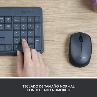 TECLADO RATON LOGITECH MK235 CORDLESS USB