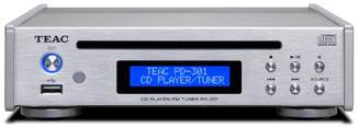 Reproductor TEAC PD-301DAB-X - Radio FM/DAB+, reproductor CD/MP3/WMA, DAC 32 bits, Plata