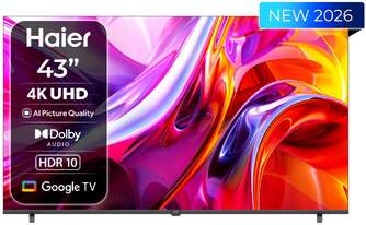TV HAIER 43%%%quot; H43K85GUX UHD GOOGLETV DOLBY AUDIO