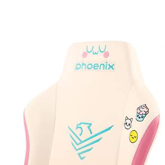 SILLA GAMING PHOENIX NOVA CUERO CREAM EDITION