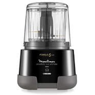 Picadora Moulinex Ultimate DP810855 - 1000W, 2 Cuchillas Powerlife, Hasta 350ml, Negra