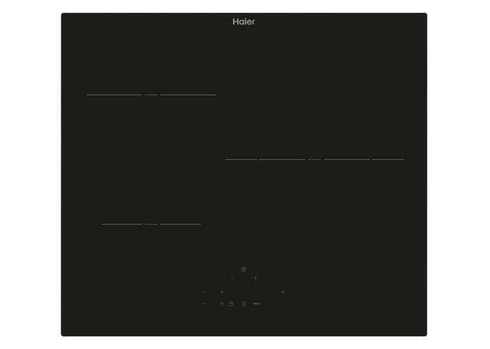 Placa de inducción Haier HAI633CD/E1 - 3 fuegos, 60 cm, temporizador, negro