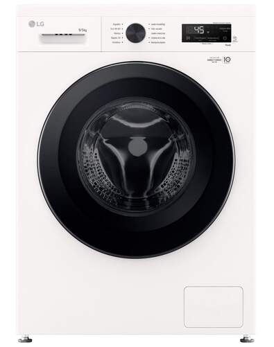 Lavasecadora LG W4X1095NWK - 9/5 kg, 1400 rpm, Display, 9 Programas, Clase A, Steam, Blanco