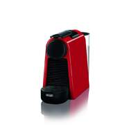 Cafetera Delonghi Essenza Mini Roja - Nespresso, 19 Bares, 2 Ajustes, Modo ECO, Depósito 0.6L