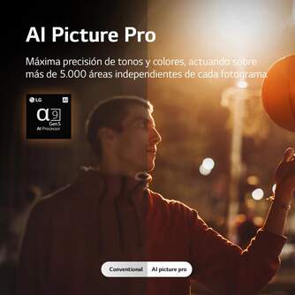 TV LG 65%%%quot; 65G26LA UHD OLED ALFA9 EVO  4KHFR120FPS