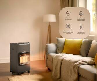 ESTUFA GAS ARTICA AEI4204 INFRARROJOS GRIS