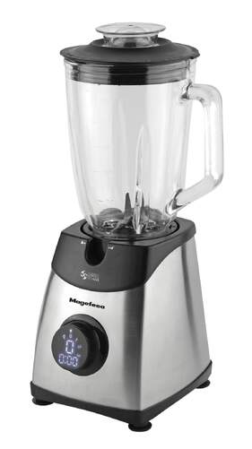 Batidora Vaso Megafesa MGF4248 - 1800 W, 1,5 L, Cristal, Pantalla LCD, Inox, Negro