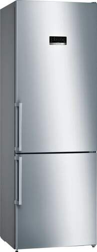 Frigorífico Combi Bosch KGN49XIDQ - 203x70x67 cm, Clase D, No Frost, 438 L, display puerta, inox