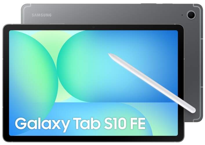 Samsung Tab S10 FE 8/128 GB Gris - Pantalla 10,9", Android 15, Exynos1580, 8000 mAh, 13 MP