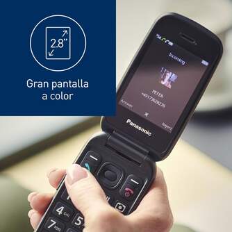SENIORPHONE PANASONIC KXTU550EXC AZUL 4G