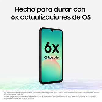 SMARTPHONE SAMSUNG A26 5G 6/128 6,7%%%quot; LIGHT GREEN