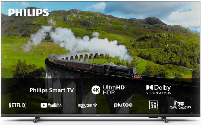 TV 55" Philips 55PUS7608 - 4K, Smart TV, HDR10+, Dolby Vision/Atmos, Pixel Precise Ultra, HDMI 2.1