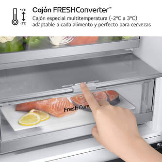 FRICOM. LG GBV7280BPY 203x60 METALFRESH INOX