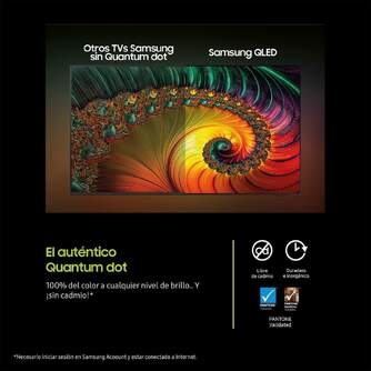 TV SAMSUNG 50%%%quot; TQ50Q8F UHD QLED SMARTTV IA HDR10 