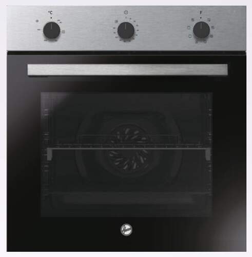 Horno Multifunción Hoover HOC3B11558BI - 70 L, Guia Telescópica, Bandeja de horno, Clase A+, Negro