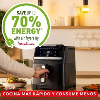 FREIDORA AIRE MOULINEX EZ8428 1800W 7L SILENCE