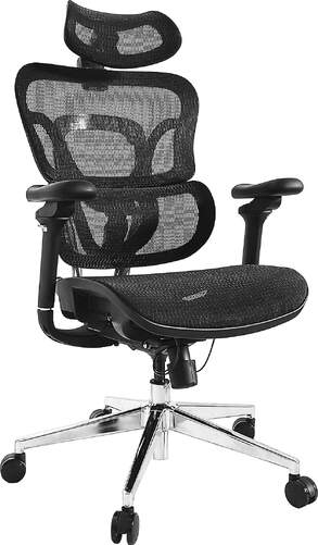 Silla de oficina Equip - Ergon&oacute;mica, materiales premium, reposabrazos 3D, transpirable, color negro