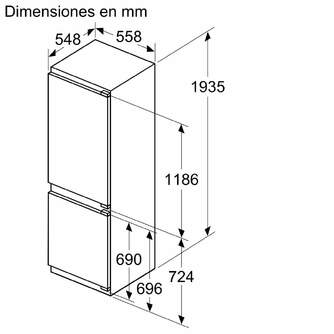 FRICOM. BALAY 3KID834F 194x56x55 INTEGRABL