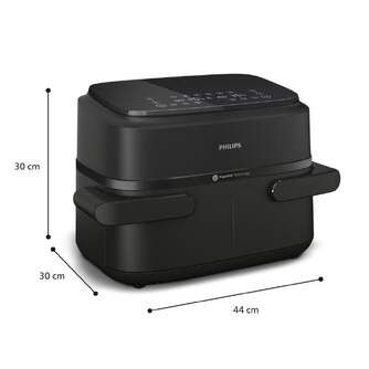 FREIDORA AIRE PHILIPS NA150/00 7,1L 2450W 2CESTAS