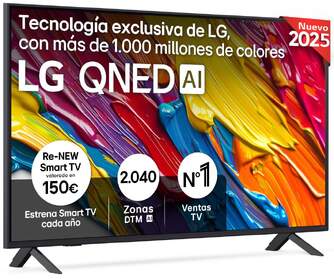 TV LG 50%%%quot; 50QNED82A6B UHD QNED ALFA7 WEOS25