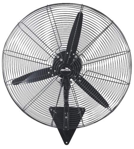 Ventilador de pared Artica AVP30 - 200 W, 3 aspas, 75 cm, oscilante, negro