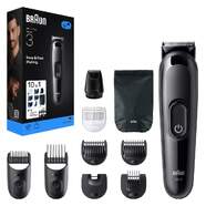 Afeitadora Corporal Braun S3 All In AIO3560 - Autonom&iacute;a 50 min, 10 Complementos, 14 Modos, Gris