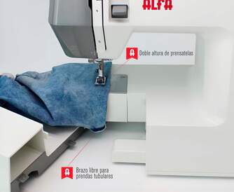MAQUINA COSER ALFA NEXT 830  ENHEBRA AUTO 19PUNT