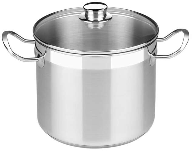 Olla Bra Profesional 22cm con tapa de cristal
